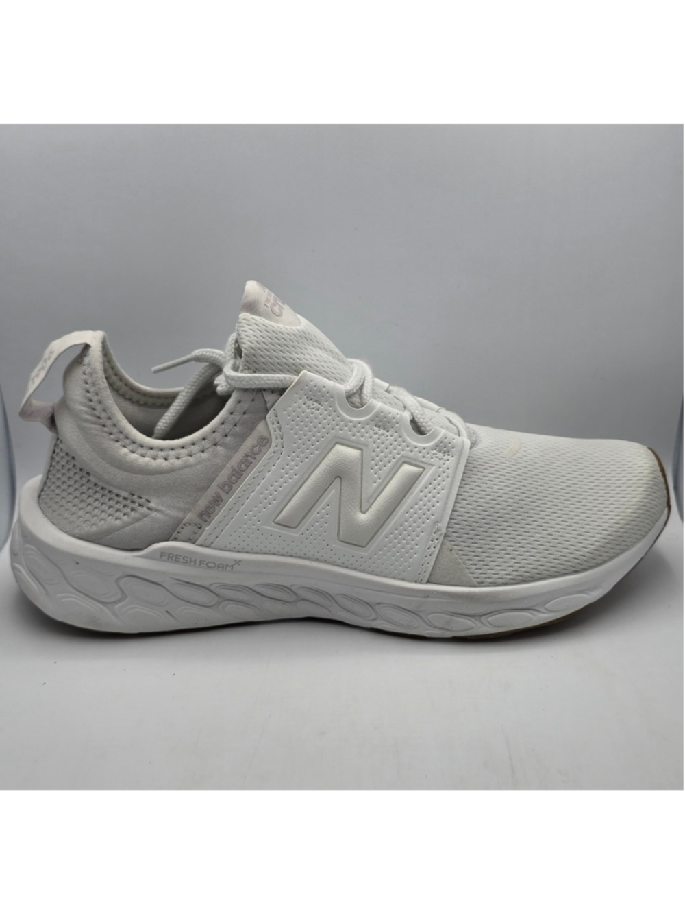 Women's New Balance Fresh Foam Cruz Sneakers, White and Brown 9.5 women’s